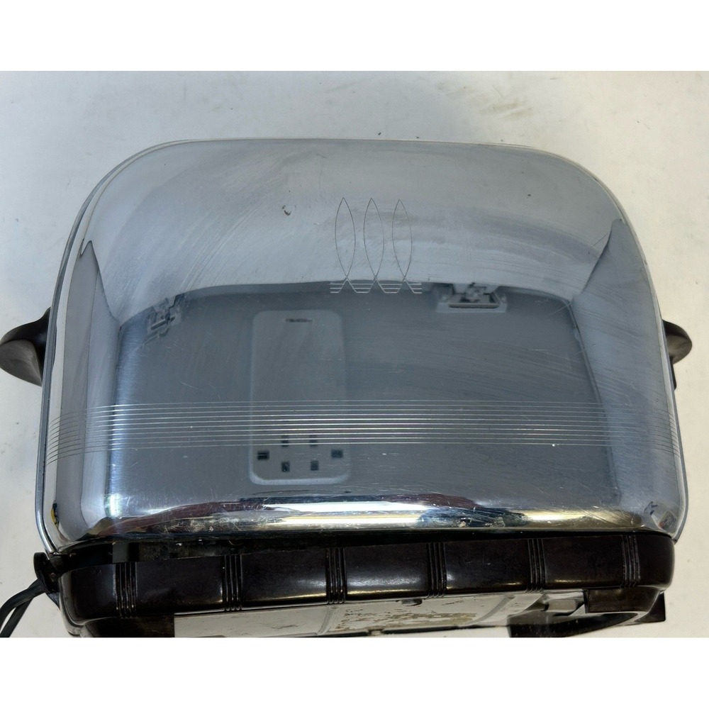 Vintage Toastmaster‎ Chrome Bakelite Toaster Art Deco MCM